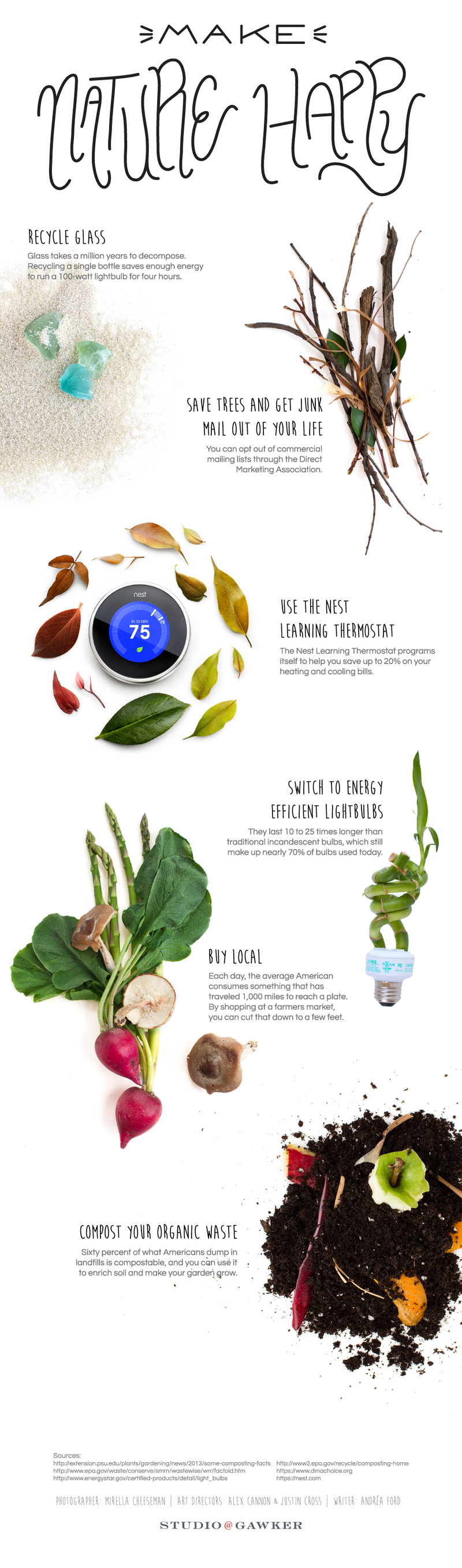 Illustration for article titled This Infographic Shows You How Easy It Is To Make The Earth Happy